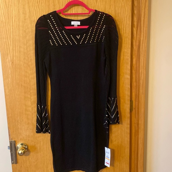 Brand new Calvin Klein dress with gold detailing - Picture 1 of 6